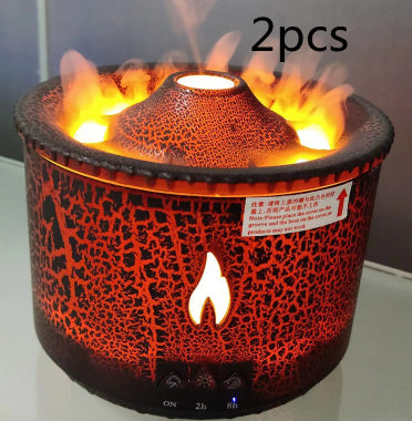 VolcanoMist 350ML Flame Jellyfish Ultrasonic Diffuser