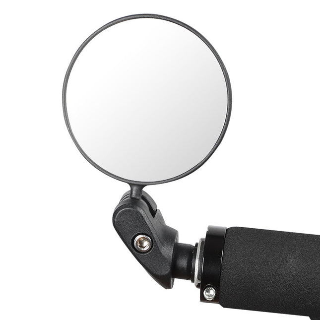 Universal Bicycle Handlebar Rearview Mirror – 360° Adjustable Wide-Angle Convex Mirror