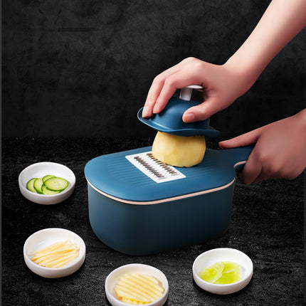 Multi-Functional Vegetable Cutter with Drain Basket
