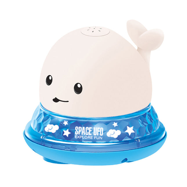 Water Spray Whale Bath Toy with Electric Lights and Music