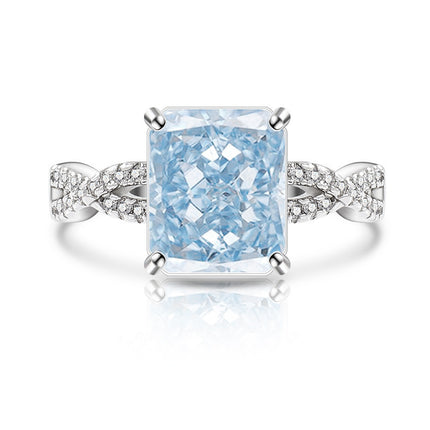 Silver Plated Adjustable Quadrilateral Geometric Ring – Affordable Luxury Style