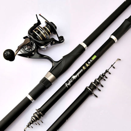 Carbon Rocky Sea Fishing Rod – 7-Section Hard Action