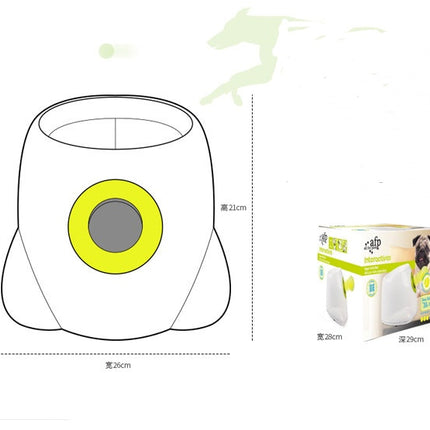 Automatic Interactive Dog Ball Launcher – Adjustable Distance Fetch Machine