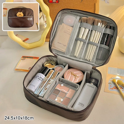 Multi-Layer Travel Cosmetic Organizer – Catabala Brooch Handbag for Nail & Beauty Accessories