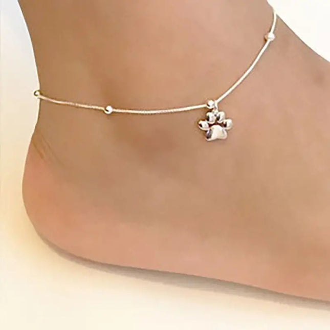 Alloy Animal/Zodiac Charm Anklet – Silver