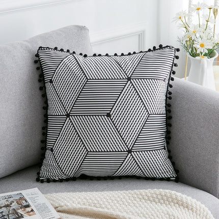 Bohemian Throw Pillow Cover – Decorative Cushion Case for Living Room