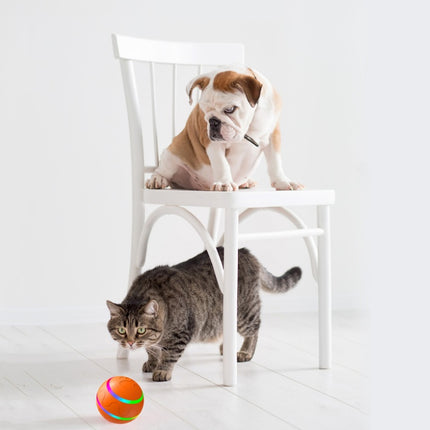 Pet New Cat Wicked Ball Toy – Intelligent USB Self-Rotating Automatic Cat Toy Ball