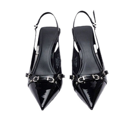 Women's Casual Round-Toe PU Leather Shoes
