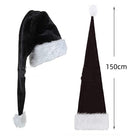 Long Christmas Santa Hat – 1.5m Extra-Length Holiday Hat in Multiple Colors (Polyester)