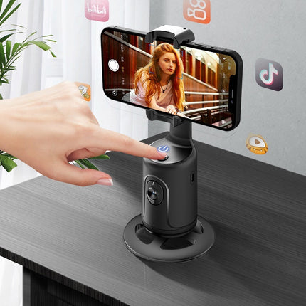 360° AI Auto Face Tracking Gimbal Phone Holder