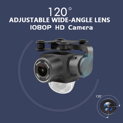 5G GPS Drone with ESC HD Camera – Long Battery Life, Optical Flow, Follow Mode, WiFi FPV