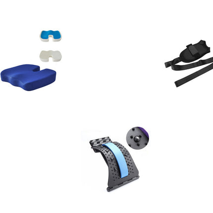 Adjustable Magnetic Back Massager – Lumbar Stretcher & Pain Relief Device