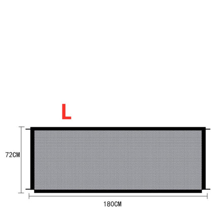 Portable Pet Safety Enclosure Gate – Retractable Mesh Barrier for Dogs