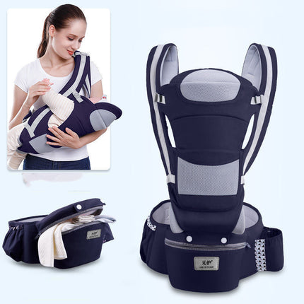 3-in-1 Baby Carrier with Large Capacity and Long Back Panel