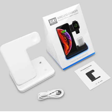 3-in-1 Wireless Charging Station for Phone, Watch & Earbuds