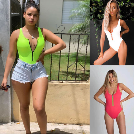 Women’s Nylon Activewear Bodysuit – Swim, Fitness & Sportswear