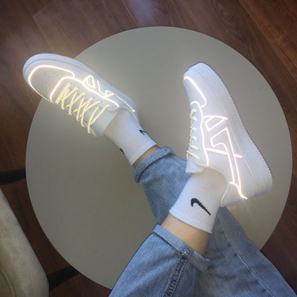 Color-Matching Synthetic Leather Sneakers – Lace-Up Low-Top Board Shoes