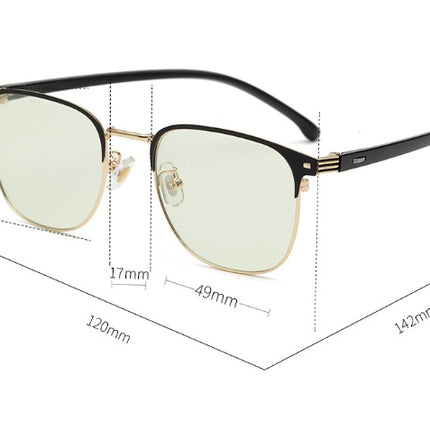 Anti-Blue Light Photochromic Glasses – Flat, Non-Prescription