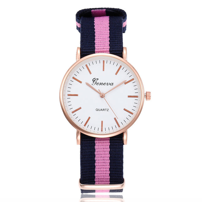 Korean Style Quartz Watch with World Time Function