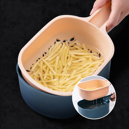 Multi-Functional Vegetable Cutter with Drain Basket
