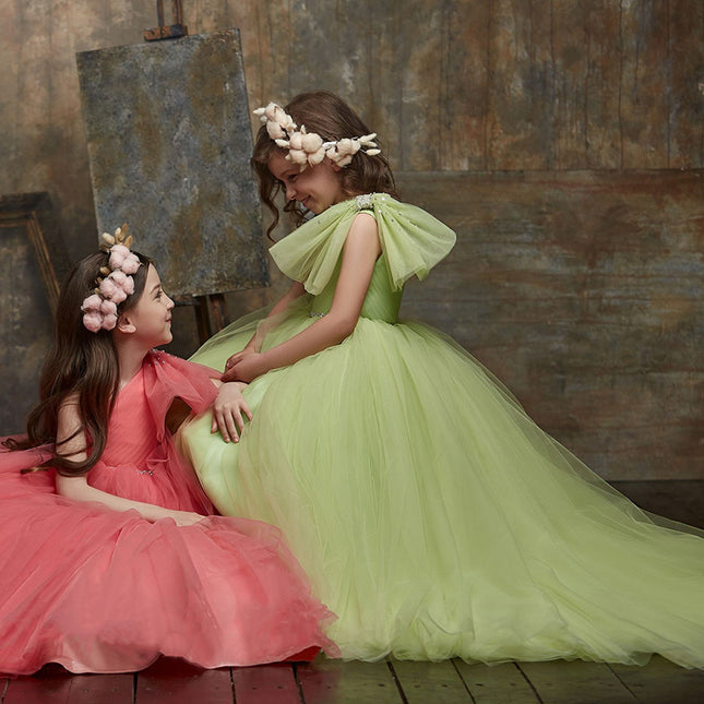 Bright Color Dress for Girls