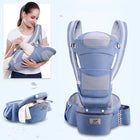 3-in-1 Baby Carrier with Large Capacity and Long Back Panel