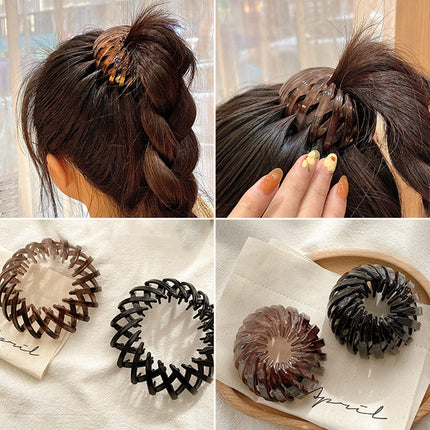 Expandable Acrylic Hair Styling Tool with Anti-Slip Design