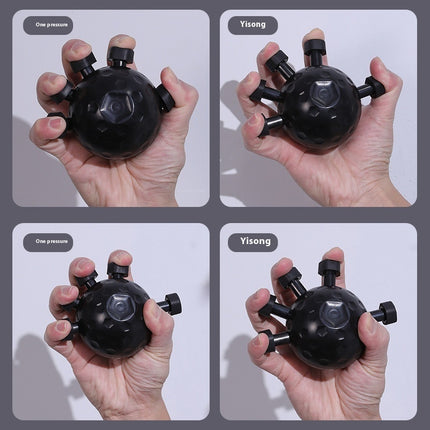 Gym Finger Hand Strengthener Grip – Adjustable Resistance Hand Balls Gripper Exerciser for Forearm Strength & Climbing Training