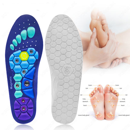 Medical Magnetic Insole Therapy – Orthopedic Sports Massage Foot Insoles for Weight Loss, Slimming, Acupressure & Anti-Fatigue