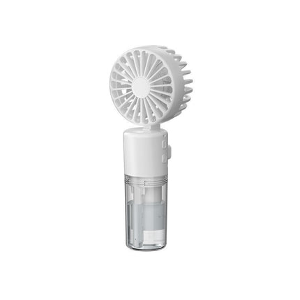Portable Handheld Mist Fan – 4-Speed Spray Cooling with USB Charging