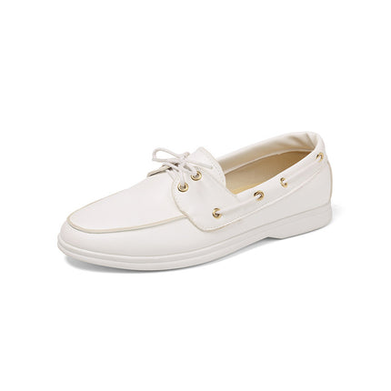 Casual Sports Shoes with Metal Buckle and Square Heel