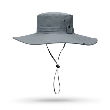 Cotton and Linen Fisherman’s Hat with Flame Detail