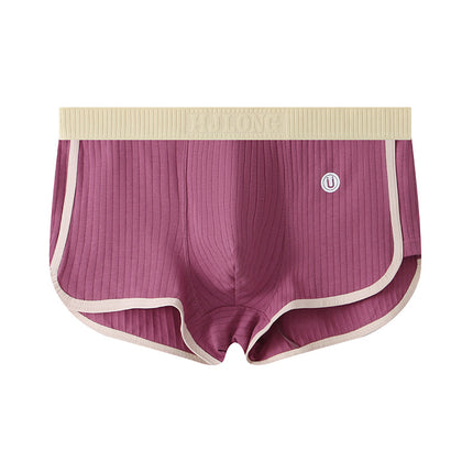 Mid-Waist Breathable Cotton Shorts