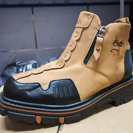 Men’s PU Leather Casual Boots