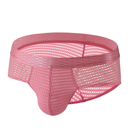 Breathable Nylon Low Waist Briefs for Men