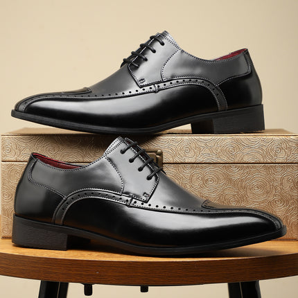 Men’s Low Top PU Leather Casual Shoes