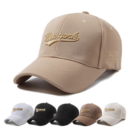 Machine Embroidered Cotton Baseball Cap with English Letters
