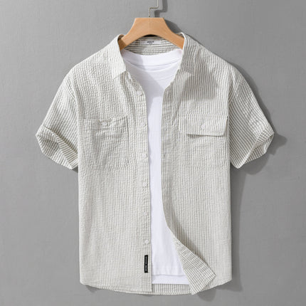 Men's Loose-Fit Summer Shirt – Youth Style Lightweight Casual Wear