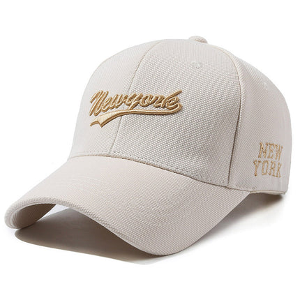 Machine Embroidered Cotton Baseball Cap with English Letters