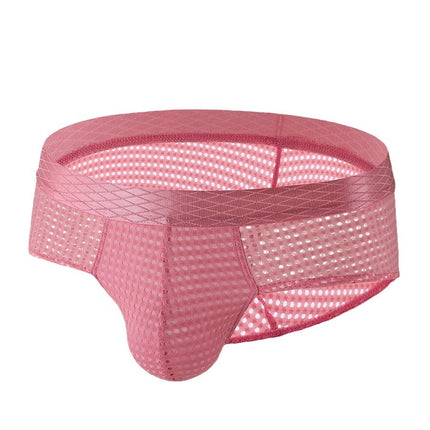 Breathable Nylon Low Waist Briefs for Men