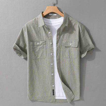 Men's Loose-Fit Summer Shirt – Youth Style Lightweight Casual Wear