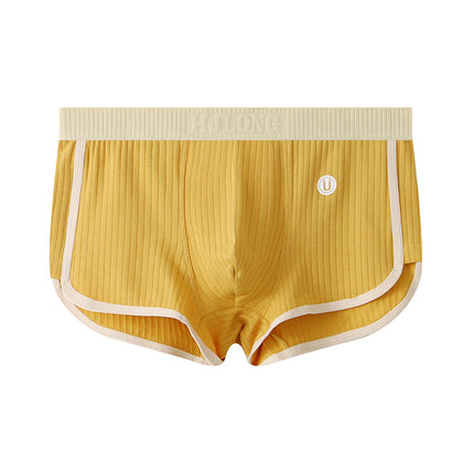 Mid-Waist Breathable Cotton Shorts
