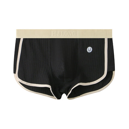Mid-Waist Breathable Cotton Shorts