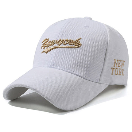 Machine Embroidered Cotton Baseball Cap with English Letters