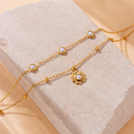 Elegant Gold Stainless Steel Anklet for Women