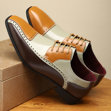 Men’s Low Top PU Leather Casual Shoes