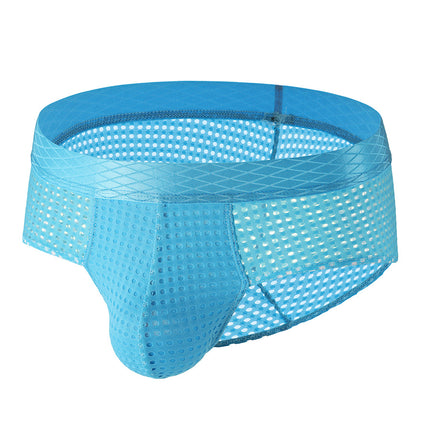 Breathable Nylon Low Waist Briefs for Men