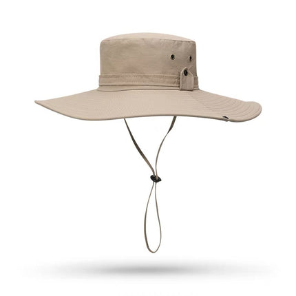 Cotton and Linen Fisherman’s Hat with Flame Detail