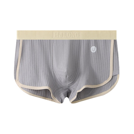 Mid-Waist Breathable Cotton Shorts