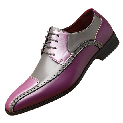 Men’s Low Top PU Leather Casual Shoes